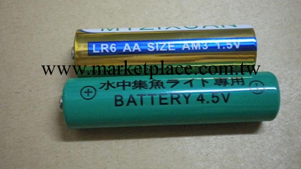 獨傢供應水中集魚4.5V 堿性乾電池釣魚專用環保無汞AA 4.5V批發・進口・工廠・代買・代購