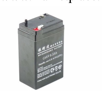 原裝正品 依利達YD-9000強力探照燈電瓶 免維護蓄電池6V6.5AH工廠,批發,進口,代購