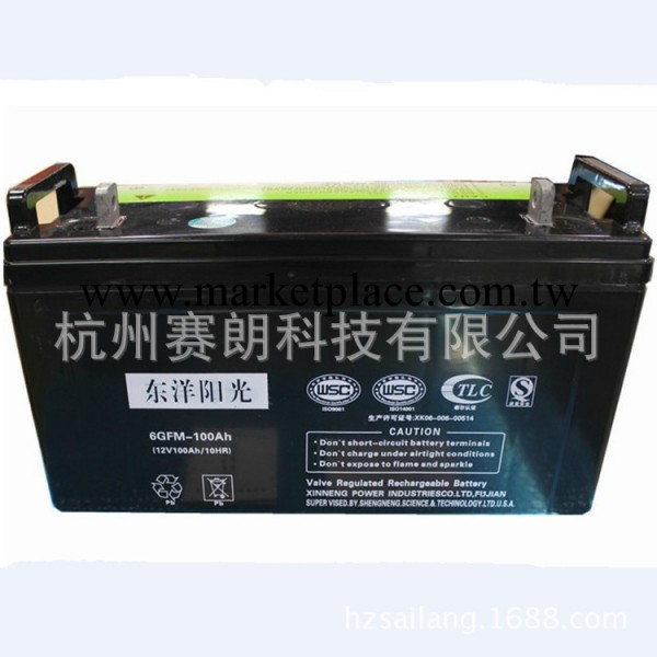 東洋陽光 12V100AH 密封免維護鉛酸蓄電池 品牌代理 三年質保批發・進口・工廠・代買・代購