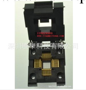 IC測試座 QFP44 IC51-0444-467(QFP翻蓋座)工廠,批發,進口,代購