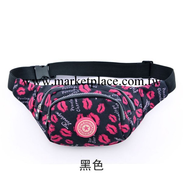 2014最新水洗花佈腰包戶外運動休閒時尚男女通用出門旅行多功能包工廠,批發,進口,代購