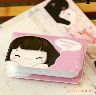 日韓可愛卡通女孩卡包 妞子系列12卡位卡包卡夾批發・進口・工廠・代買・代購