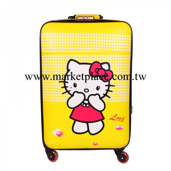 新款拉桿箱包萬向輪糖果色 Hello Kitty女旅行箱行李登機箱學生工廠,批發,進口,代購