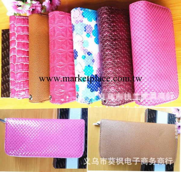 廠傢小額混批發新款長款女士時尚錢包韓版 雙拉 現貨批發工廠,批發,進口,代購