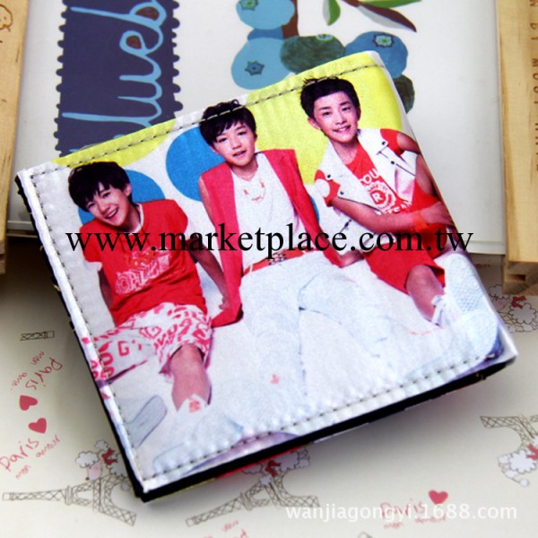 快樂大本營 TFBOYS傢族集體 絲綢錢包 明星周邊批發工廠,批發,進口,代購