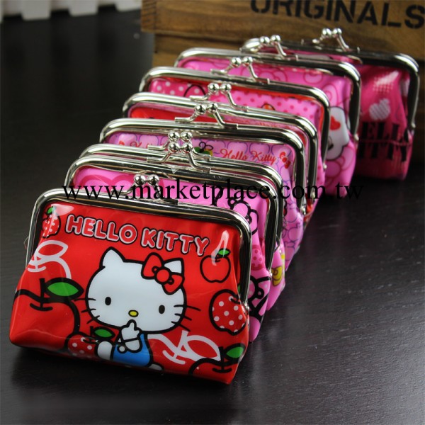 混批Hello kitty卡通零錢包 凱蒂貓零錢包 KT拉鏈零錢包 女生小包工廠,批發,進口,代購