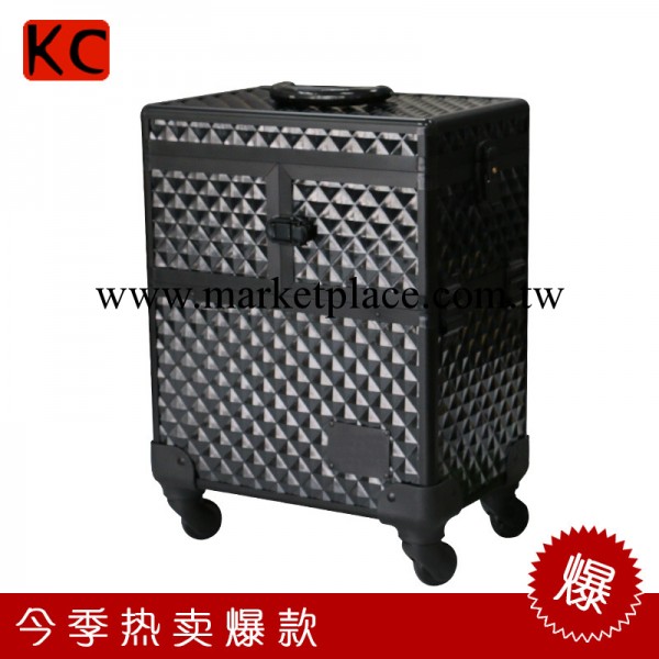 便攜式專業韓國化妝箱拉桿 化妝用品收納箱 跟妝化妝箱生產廠傢工廠,批發,進口,代購