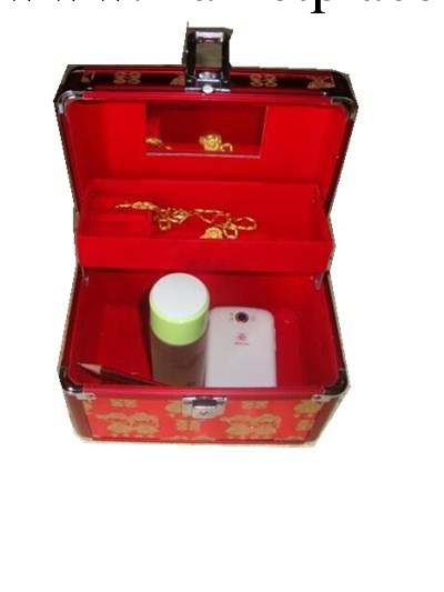 廠傢直銷雙喜美女圖鋁合金化妝箱工廠,批發,進口,代購