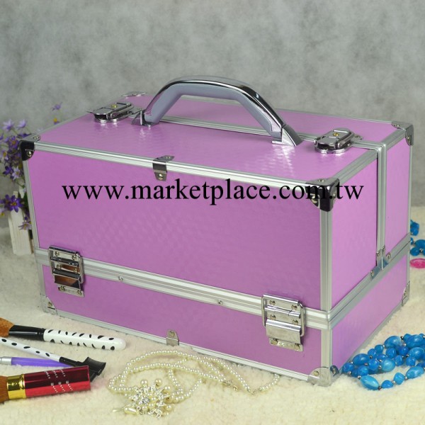 歐美超豪華容量手提大號雙開箱 化妝箱工廠,批發,進口,代購