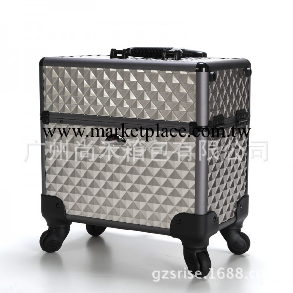2014正品Sunrise多層大容量歐美復古專業拉桿化妝箱可手提375T-SD工廠,批發,進口,代購