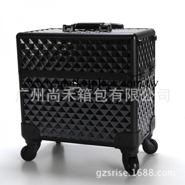 2014正品Sunrise多層大容量復古韓版專業拉桿化妝箱可手提375T-B工廠,批發,進口,代購