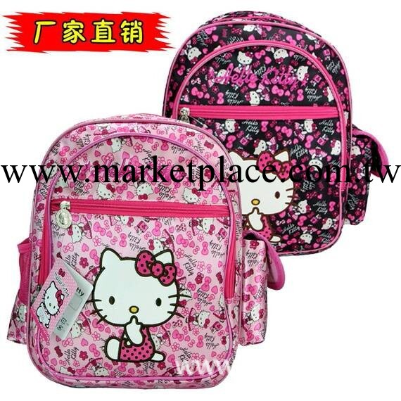 HelloKitty書包。KT貓包包。雙肩包。小學生卡通書包工廠,批發,進口,代購