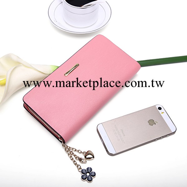 2014新款 時尚品牌中長款真皮錢包女士手拿包 牛皮錢夾 廠傢批發工廠,批發,進口,代購