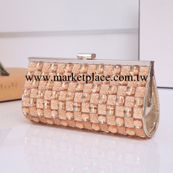 氣質時尚女包手拿包女士手包鑲鉆 2014新款夏季小包包 水鉆手抓包工廠,批發,進口,代購