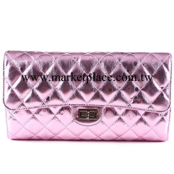 新款菱格雨點紋手拿包單肩斜跨真皮女包歐美大牌小香風晚宴包女包工廠,批發,進口,代購