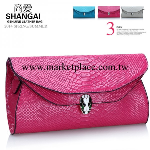廣州女包  時尚 鱷魚紋壓花  真皮女包  手拿斜挎女包 一件代發工廠,批發,進口,代購