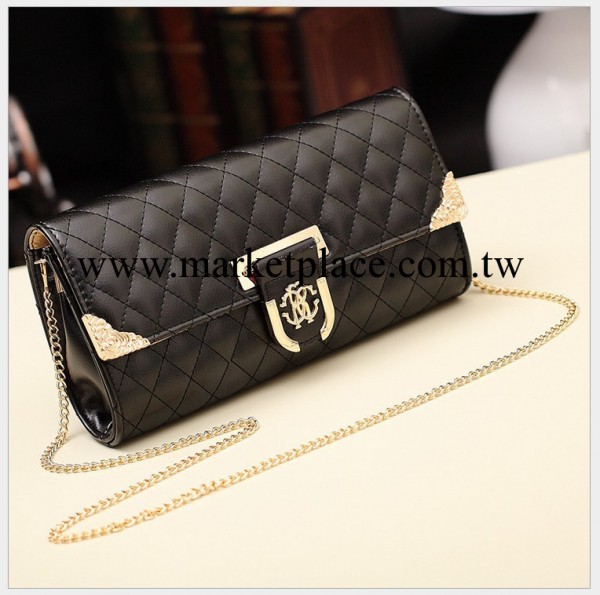 女包批發2014韓版時尚女包大牌菱格包手拿包鏈條包廠傢直銷工廠,批發,進口,代購