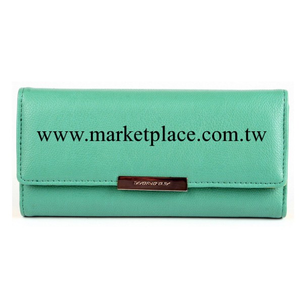 女士手拿包PU錢夾女式簡約長款三折錢包淑女特價廠傢批發工廠,批發,進口,代購