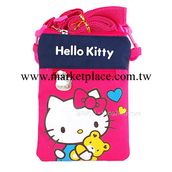 韓國正品hellokitty 迷你豎款斜挎包 凱蒂貓可愛佈包工廠,批發,進口,代購