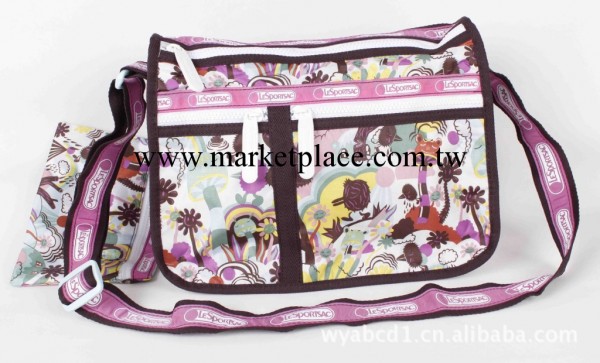 力士保 Lesportsac 單肩斜挎兩用包7507大號 明日森林蘑菇兔工廠,批發,進口,代購