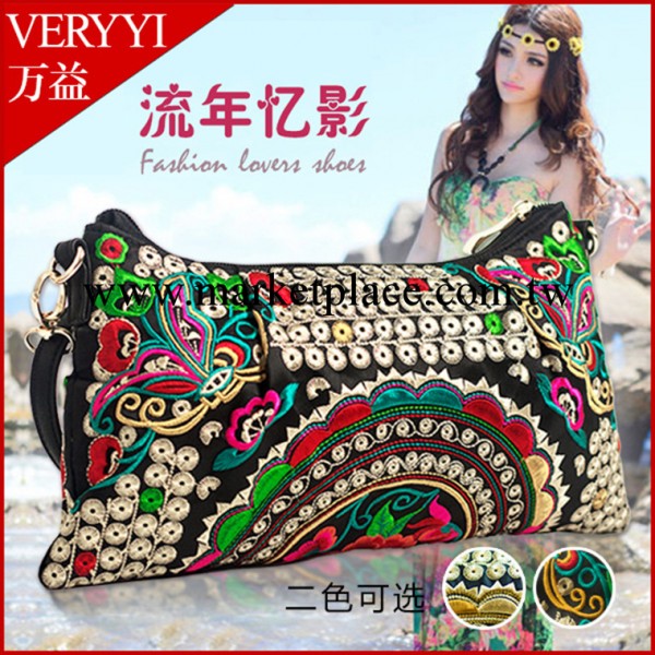 新款雲南民族風包包刺繡斜挎包帆佈包時尚休閒女包單肩斜跨工廠,批發,進口,代購
