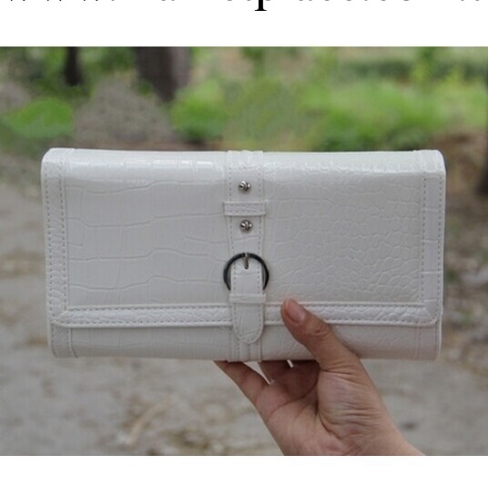 玉lanyou贈品 白色鱷魚紋手包 化妝包 手拿包 晚宴包 230g工廠,批發,進口,代購