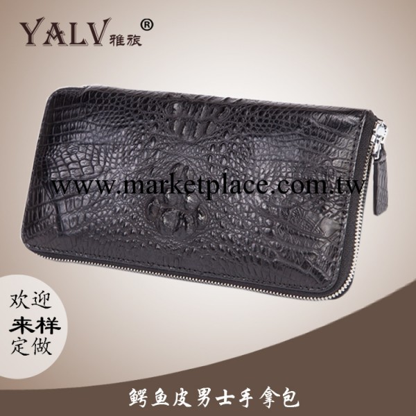YALV臻品鱷魚皮手拿包 男士真皮時尚歐美手抓包 外貿晚宴包批發工廠,批發,進口,代購