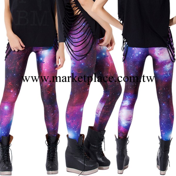 歐美熱銷 black milk 紫色星空內搭褲 修身個性leggings 一件代發工廠,批發,進口,代購