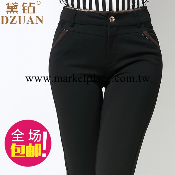 【黛鉆】2014秋季新款女褲長褲子 品牌女式休閒褲 廠傢批發工廠,批發,進口,代購