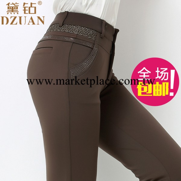 【黛鉆】2014秋季新款女褲長褲 品牌女式休閒褲 廠傢批發工廠,批發,進口,代購