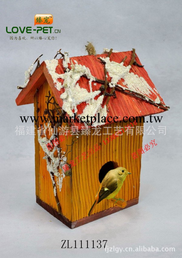 廠傢直供木鳥屋 木製喂鳥器 木鳥籠 天然木屋 Bird house批發・進口・工廠・代買・代購