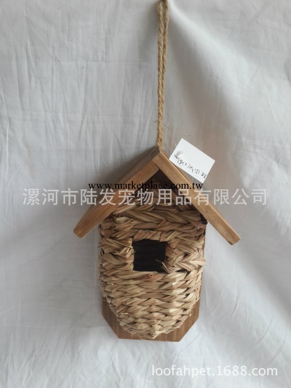 草編鳥巢，純手工編織寵物用品，環保鳥巢裝飾 寵物窩工廠,批發,進口,代購