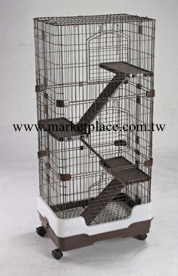 樂佳CH140高品質噴漆貓咪豪華四層樓梯貓籠工廠,批發,進口,代購