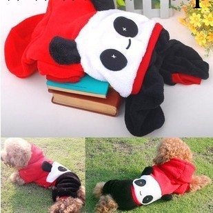 中國熊貓紅色 幸福熊貓狗衣服寵物衣服小狗泰迪貴賓秋冬裝工廠,批發,進口,代購