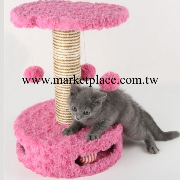 批發 新款貓貓寵物玩具 雙層爬架玩具 粉色超萌爬架玩具 貓貓玩具批發・進口・工廠・代買・代購