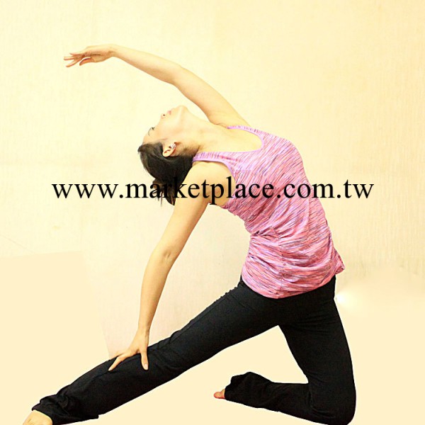 2014夏季最新潮流女款可換胸墊超強彈力吸汗瑜伽服工廠,批發,進口,代購