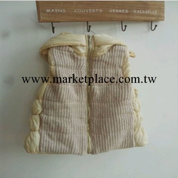 品牌外貿原單 無袖連帽 棉馬甲 修身款拉鏈女裝工廠,批發,進口,代購