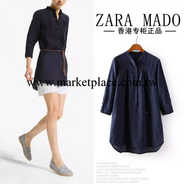 ZARA MADO 2014秋裝新品襯衫  歐美女裝中長款上衣女式七分袖襯衫批發・進口・工廠・代買・代購