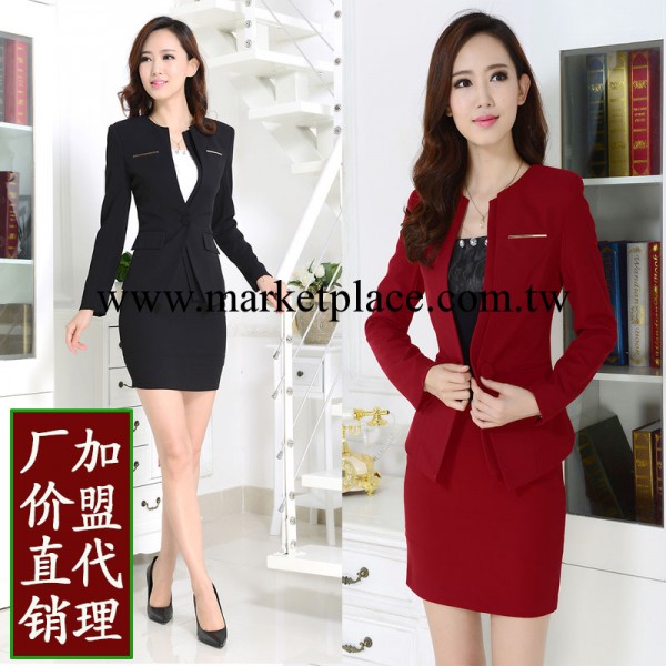 新款女式修身女士韓版小西裝 職業裝工作服套裝 小西服 職業裝工廠,批發,進口,代購