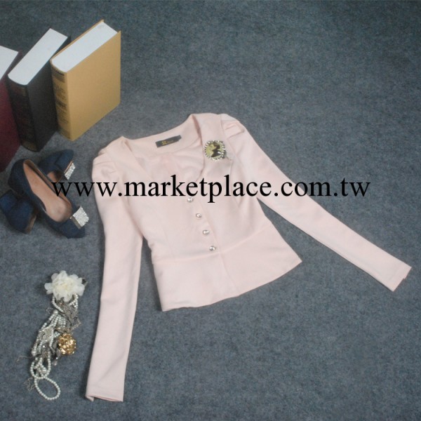 2014szgood韓版女裝時尚修身小西裝 長袖女西裝 女式短外套批發・進口・工廠・代買・代購