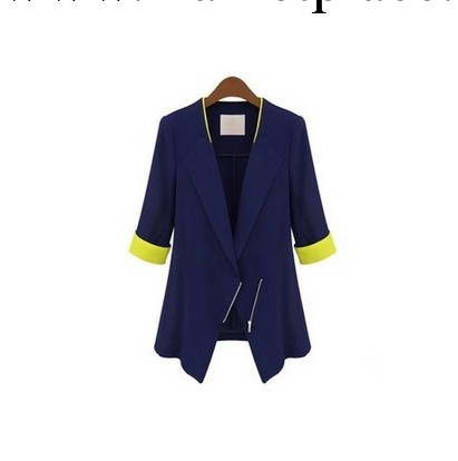 2013秋裝新款女裝新款大碼小西服外套女式薄款小西裝工廠,批發,進口,代購