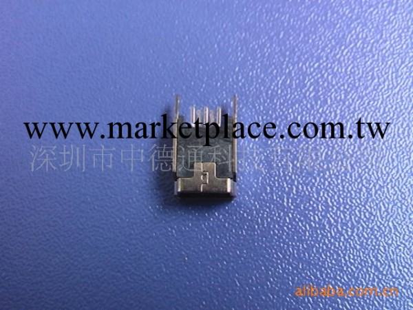 MINI USB連接器5pin180度插板直腳批發・進口・工廠・代買・代購