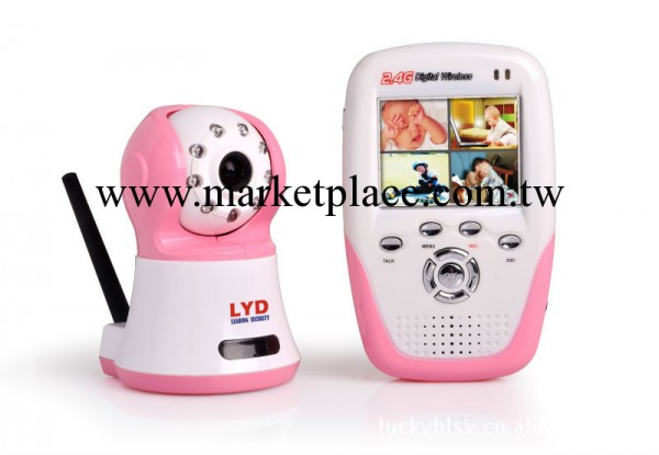 新品上市 2.4G無線數字嬰兒監視器 嬰兒監護器 支持4畫麵批發・進口・工廠・代買・代購