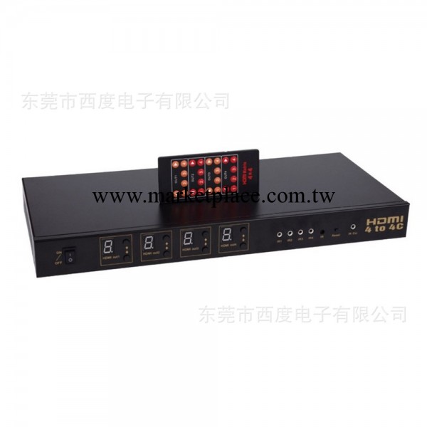 HDMI矩陣4進4出 HDMI矩陣四進四出 支持3D 支持網線長達50米批發・進口・工廠・代買・代購