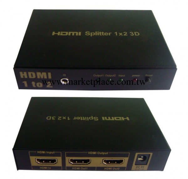廠傢直銷 高清1x2分配器/HDMI 1x2 Splitter Witch IR 4KX2K工廠,批發,進口,代購