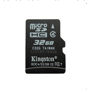 原裝金士頓行貨 插卡監控攝影頭內存卡 Micro SD 32GBTF存儲卡批發・進口・工廠・代買・代購