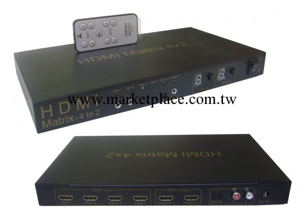 廠傢直銷 HDMI 4x2 矩陣/HDMI 4x2 Matrix工廠,批發,進口,代購