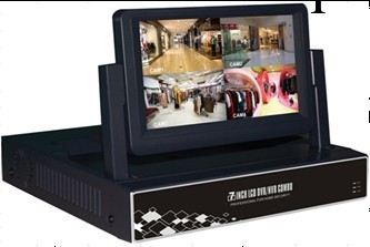 4路960P網絡硬盤錄像機 帶7寸高清液晶顯示屏  支持1塊4TB硬盤工廠,批發,進口,代購