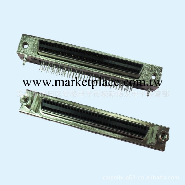 板端針（孔）狀SCSI-68p連接器 1.27間距180°/90°插板插座工廠,批發,進口,代購