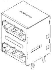 USB A Connector: UEA1112C-4ER3-7H富士康端子工廠,批發,進口,代購